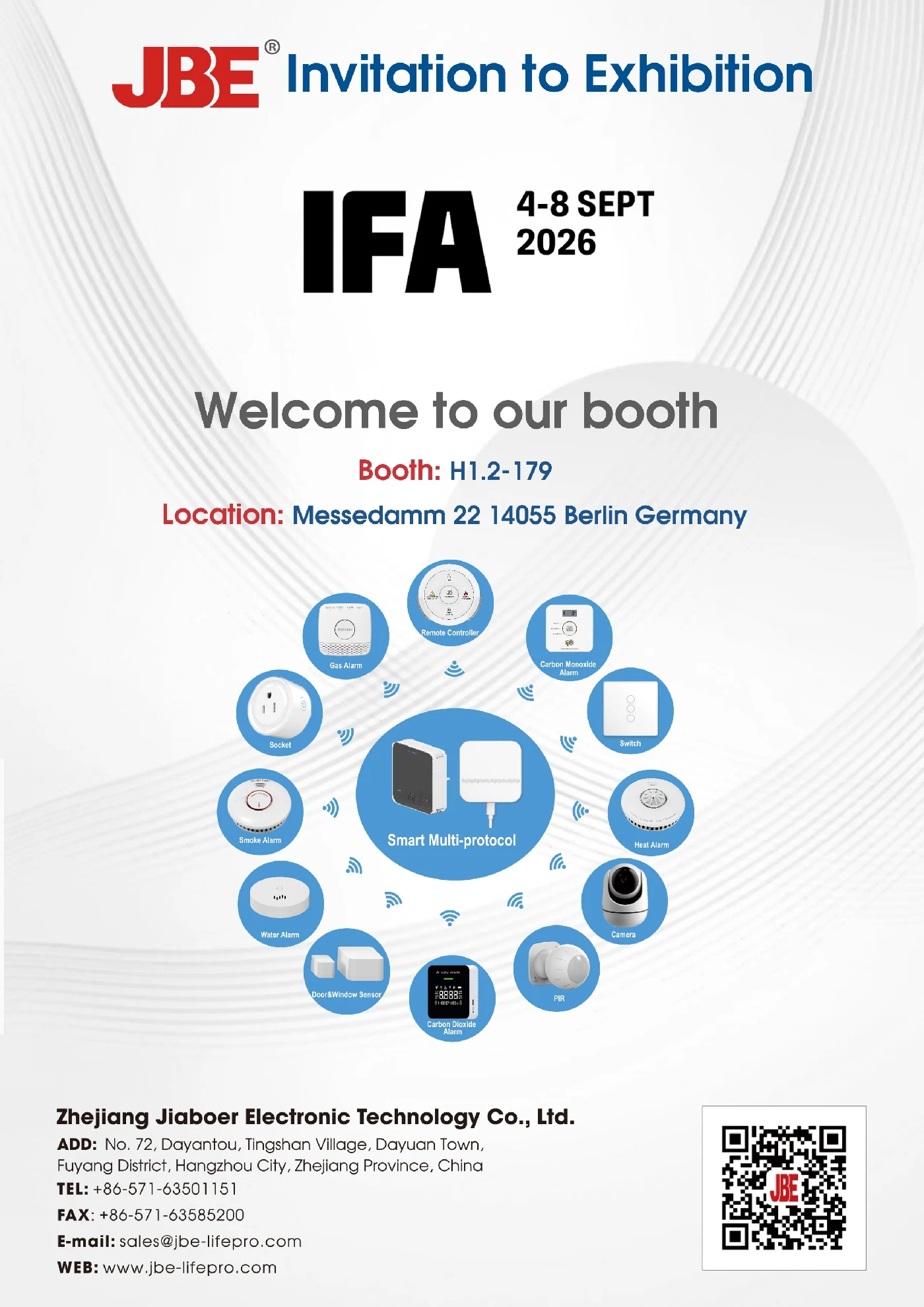 JBE präsentiert auf der IFA Berlin 2026 intelligente Multi-Protokoll-Sicherheitslösungen für das ...